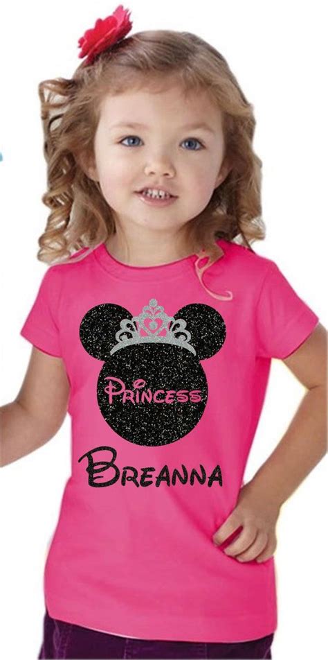Disney Princess Shirt Princess Shirt Glitter Custom Disney Shirts
