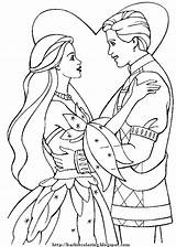 Coloring Barbie Ken Pages Color Wedding Colouring Princess Gif Kids sketch template