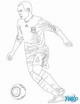 Coloring Pages Soccer Messi Iniesta Andres Lionel Color Hellokids Players Print Playing Rooney Para Colorear Online Search Dibujo Looking Colouring sketch template