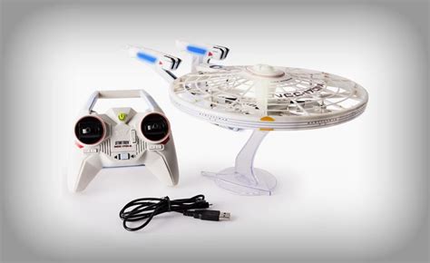 star trek uss enterprise rc drone  lights  sounds deal   day httpam uss