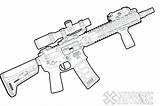 Nerf Coloring Printable Gun Drawing Revolver Getdrawings Getcolorings Handguns sketch template