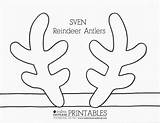 Reindeer Antlers Antler Template Sven Printable Ears Crown Frozen Clipart Elsa Drawing Easy Coloring Disney Cliparts Party Pages Templates Deer sketch template