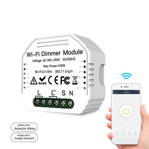 wifi dimmer module dimmer switch smart light switches   switch voice control app remote