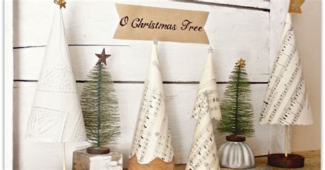 vintage style mini christmas trees hometalk