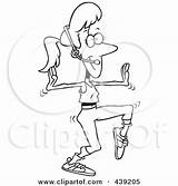 Cartoon Outline Instructor Jazzercise Clipart Royalty Toonaday Illustration Rf Clip Gym Ron Leishman Illustrations 2021 Clipartof sketch template