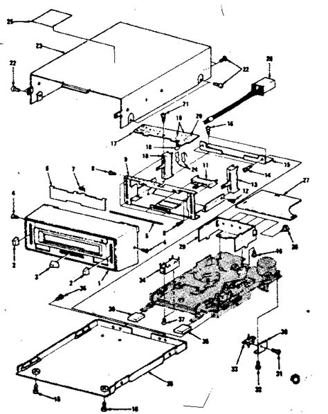 cassette player diagram parts list  model  kenmore parts microwave parts