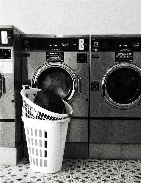free download grayscale photography washing machines laundromat