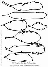 Feather Korowai Plume Croquis sketch template