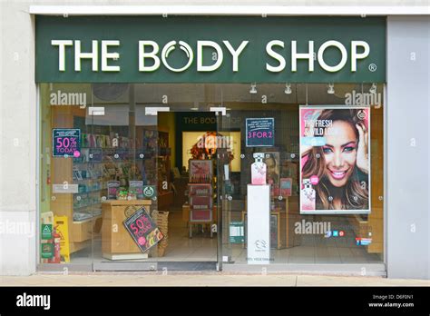 shop front window display  body shop store stock photo royalty  image  alamy