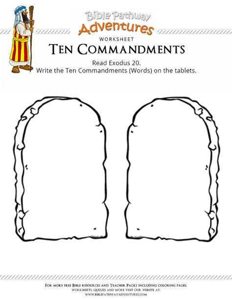 commandments  tablets coloring page coloring pages world