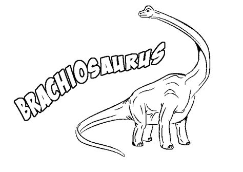 printable brachiosaurus coloring page coloringpagebookcom