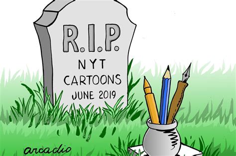 the new york times daily cartoons ban reactions from cartoonists