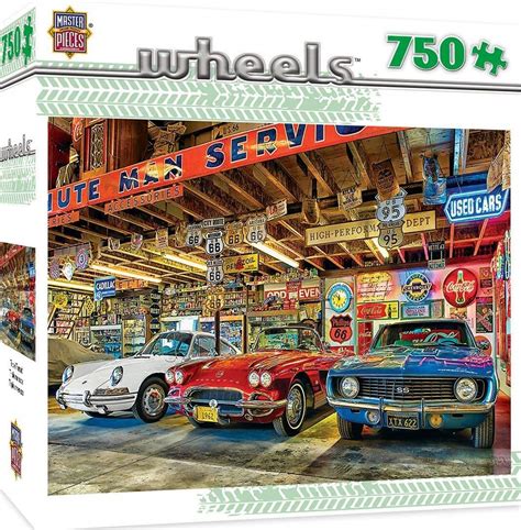 masterpieces wheels  puzzles collection triple threat  piece