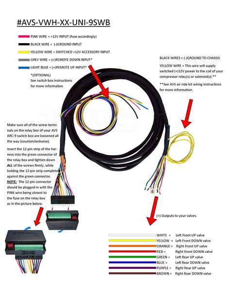 avs switch box wiring diagram