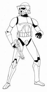 Clone Trooper Wars Armor Fierce sketch template