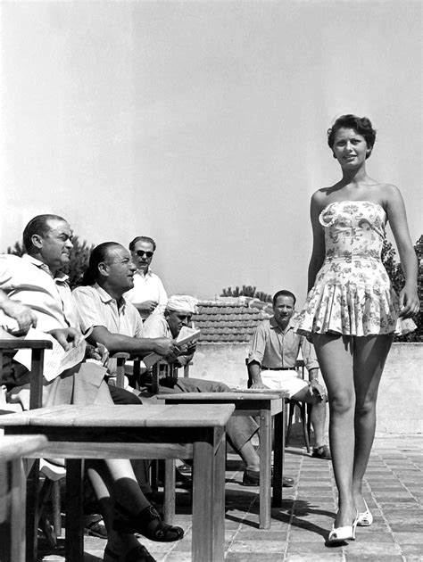 Sophia Loren At The Miss Italy Contest 1950