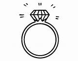 Ring Coloring Engagement Coloringcrew Designlooter Print sketch template