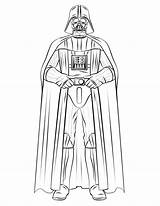 Darth Vader Coloring Pages Printable Wars Star sketch template