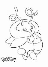 Coloring Pages Pokemon Volbeat Printable Kids sketch template
