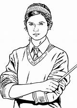 Coloring Pages Potter Harry Colouring Categories sketch template