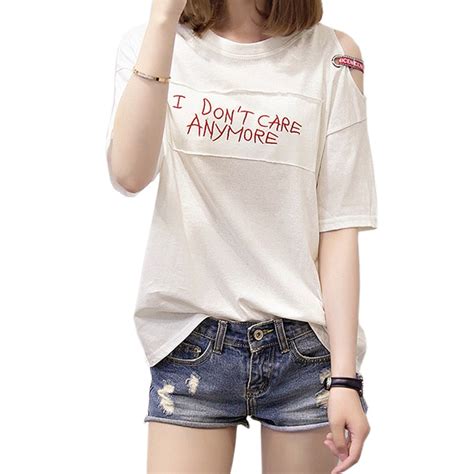 summer fashion new short sleeved t shirt women s printed letters