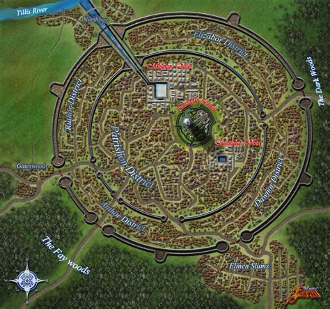 twin cities  cassadega  ankeshel citymap fantasy city map  xxx