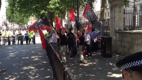 London Neo Nazis Outnumbered By Counter Protesters The Times Of Israel