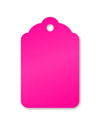 fluorescent pink merchandise tags retail price tag sku   fp