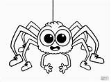 Coloring Tarantula Cartoon Pages Coloringbay sketch template