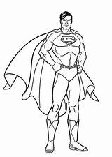 Superman Coloring Pages Joe sketch template