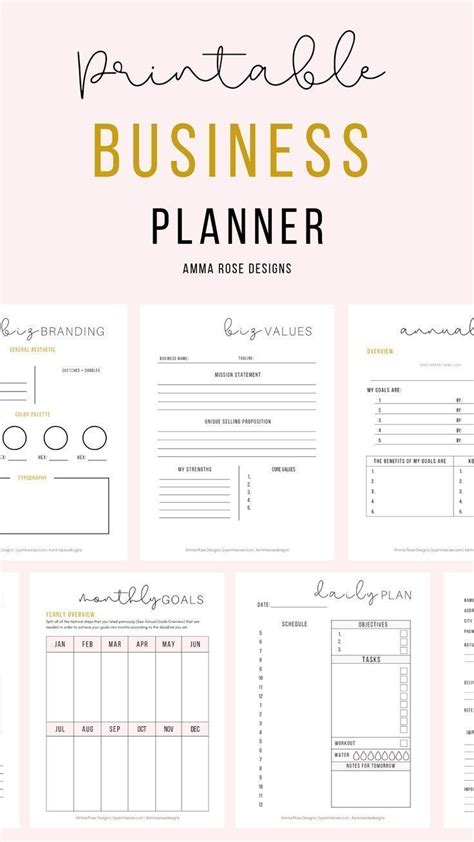 small business printables   designs  sample pages