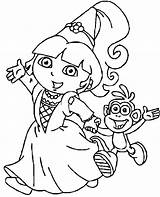 Nickelodeon Coloriage Princesse Kleurplaat Getcolorings Exploradora Imprimir Uitprinten Primanyc Blaze Momjunction sketch template