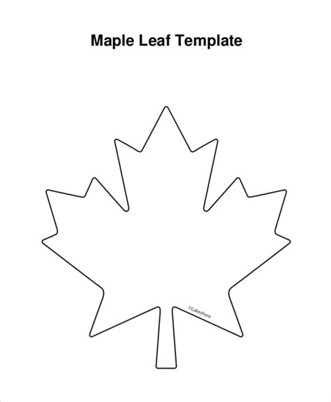 maple leaf printable template printable world holiday