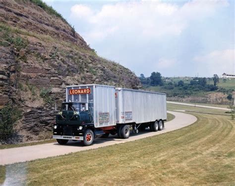 sightliner truck ascending hill photograph wisconsin historical society