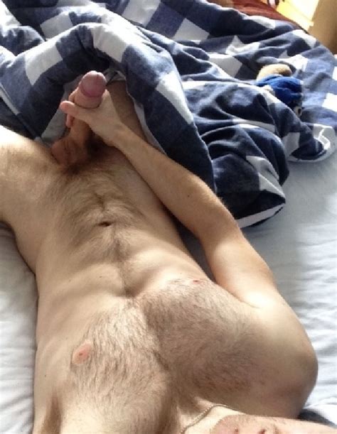 hairy nude man jerking off in bed nude selfie blog