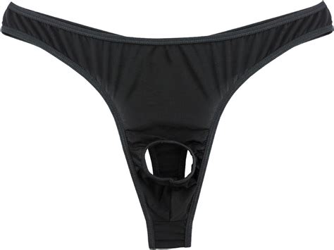 Chictry Mens Sexy Jock Strap Briefs Open Front Hole Underwear G String