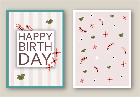 happy birthday card vector  vector art  vecteezy