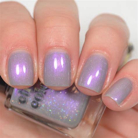 cirque colors deja vu nail polish grey nail polish shimmer polish