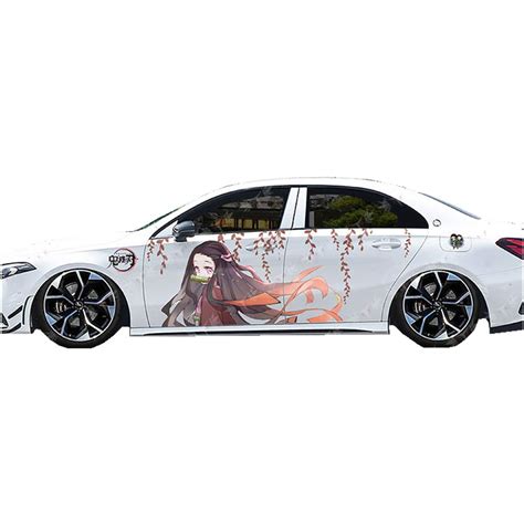 buy demon slayer nezuko car window decal anime sticker tanjiro kamado kimetsu  yaiba car