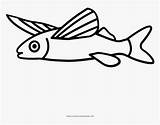 Flying Fish sketch template