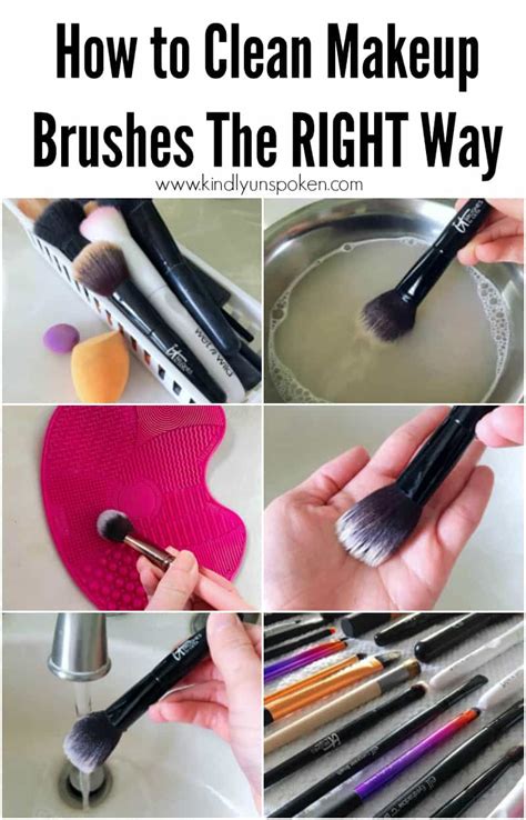 clean makeup brushes  home kindly unspoken