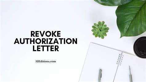 revoke authorization letter   letter templates print