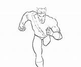 Quicksilver Coloring Pages Men Character Superhero Getdrawings sketch template