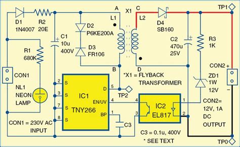 simple   smps full circuit diagram  explanation