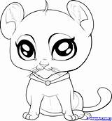 Coloring Pages Animals Printable Baby Popular Cute sketch template
