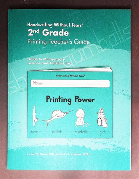 handwriting  tears printing power teachers guide  home