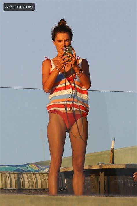 Alessandra Ambrosio Sexy On The Beach In Malibu Aznude