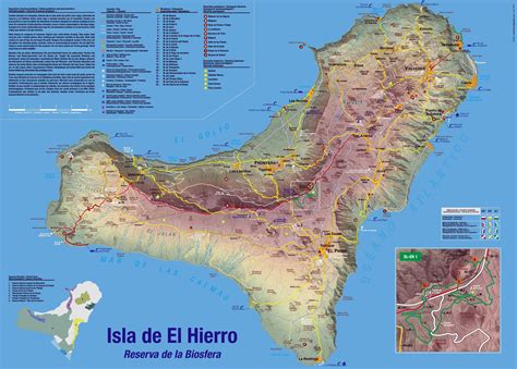 large el hierro island maps     print high resolution  detailed maps