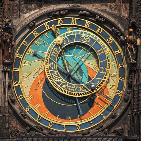 prague astronomical clock custom time