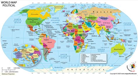 labeled world map  countries  capitals